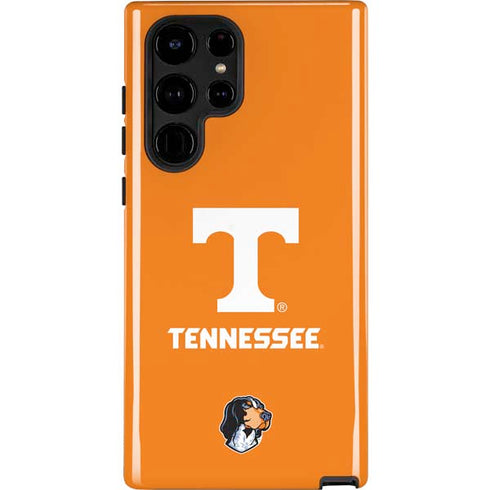 University of Tennessee-Knoxville T Logo on Orange Galaxy Cases